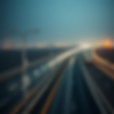 Major Highway Linking Dubai to Abu Dhabi Highway connecting Dubai and Abu Dhabi