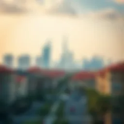 A stunning skyline of Dubai showcasing residential buildings