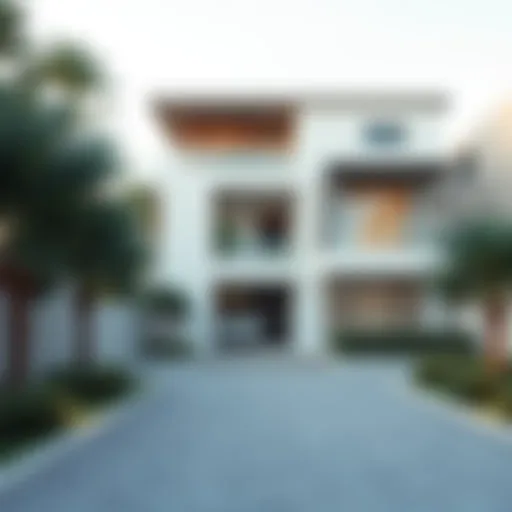 An architectural visualization of a Dubai property under a Musataha Agreement