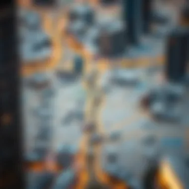 Key Neighborhoods for Studio Rentals in Dubai A map highlighting key neighborhoods in Dubai known for studio rentals