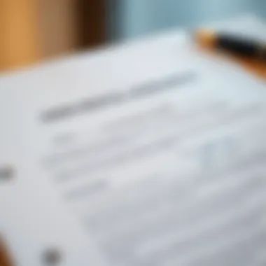 Understanding Rental Agreements A close-up of rental agreement documents highlighting important clauses