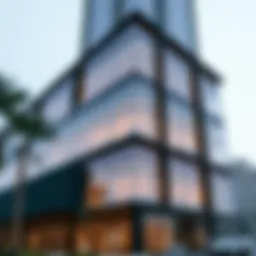 Stunning architectural view of SIT Tower showcasing its modern design