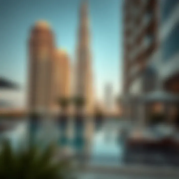 Luxurious Lifestyle in Dubai Luxurious lifestyle amenities in Dubai, showcasing a vibrant lifestyle